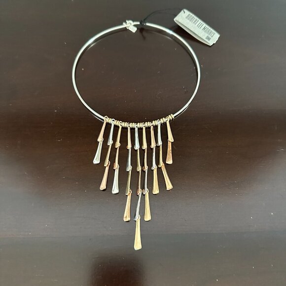 Robert Lee Moris Jewelry - New Robert Lee Moris Soho Necklace With Multi Tone Dangling Cone Accents